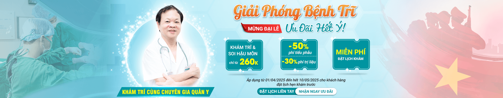 Ưu Đãi Gói Khám Bệnh Hậu Môn